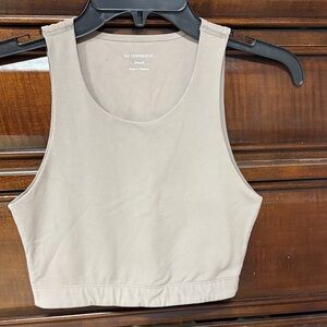 REI Cooperative Taupe Cropped Tank